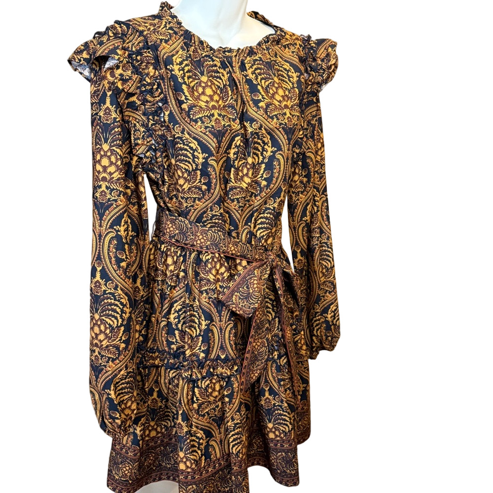 A Loves A Ruffled Mini Dress size M
